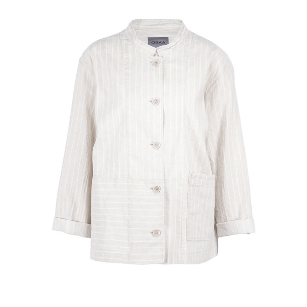 OSKA Linen button down jacket